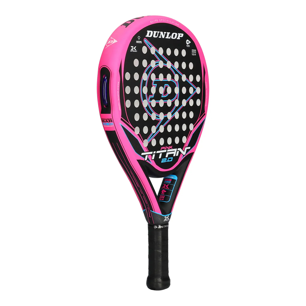 Dunlop Titan 2.0 Pink padel racket – control, comfort, and adaptive power - image 3